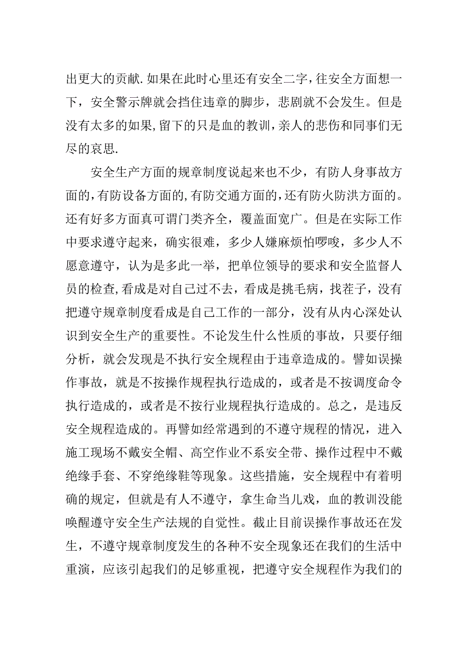 电力安全生产演讲稿范文1600字.doc_第3页