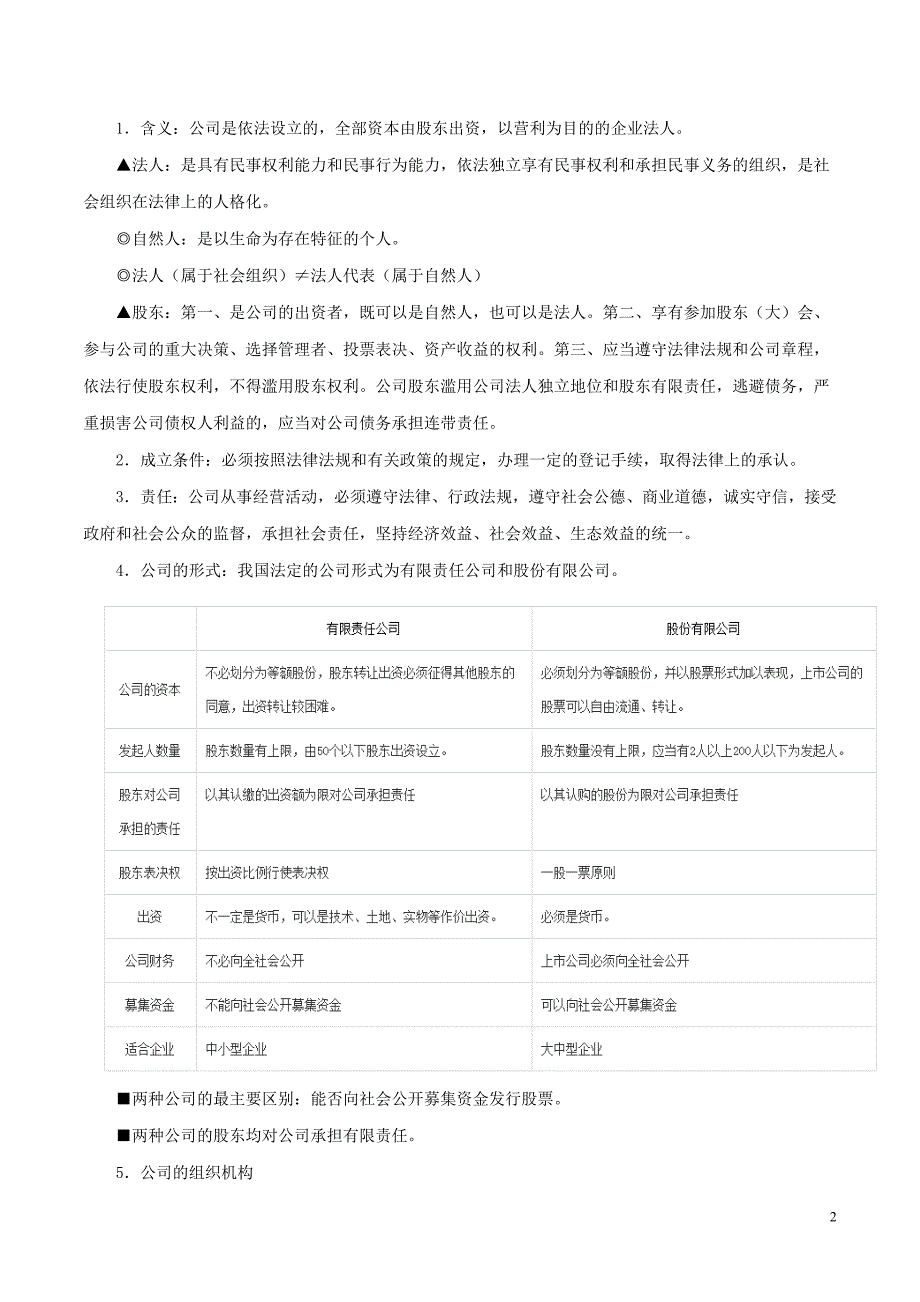 备战2019年高考政治 考点一遍过 考点06 生产的微观主体：企业（含解析）_第2页