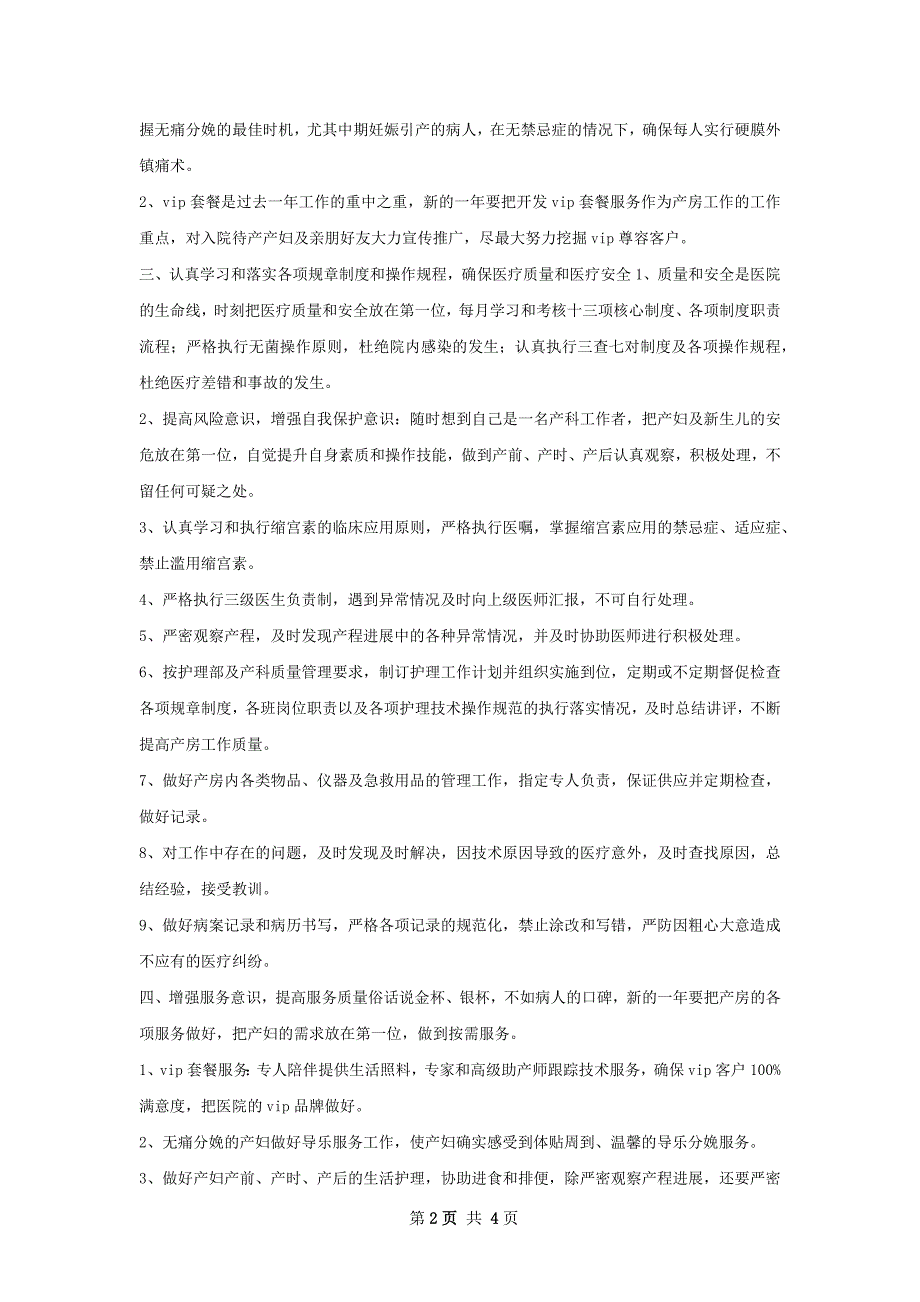 下半年医院产科工作计划_第2页