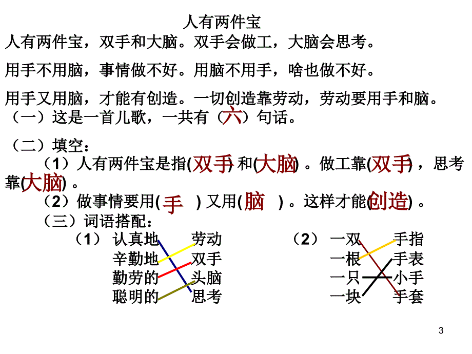 一年级下册语文阅读题优秀课件_第3页