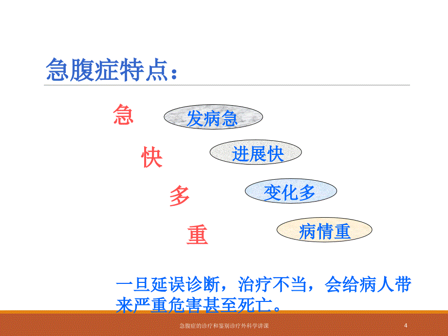 急腹症的诊疗和鉴别诊疗外科学讲课培训课件_第4页