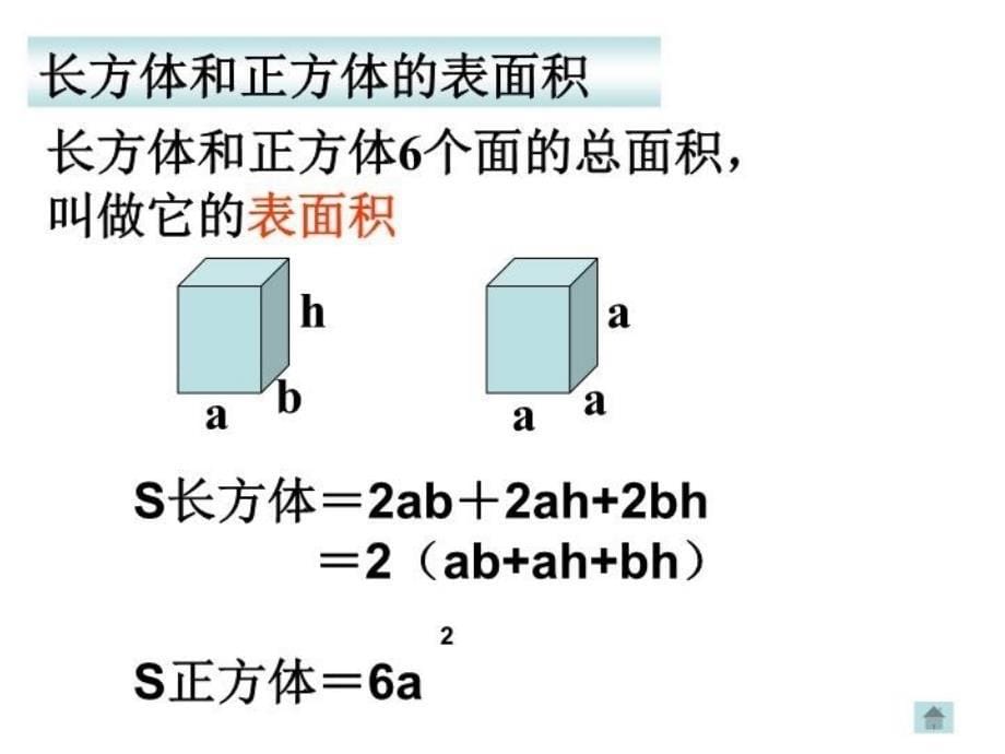 精品人教版小学数学课件长方体和正方体的整理与复习精品ppt课件_第5页