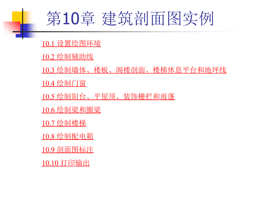 建筑剖面图实例_第1页