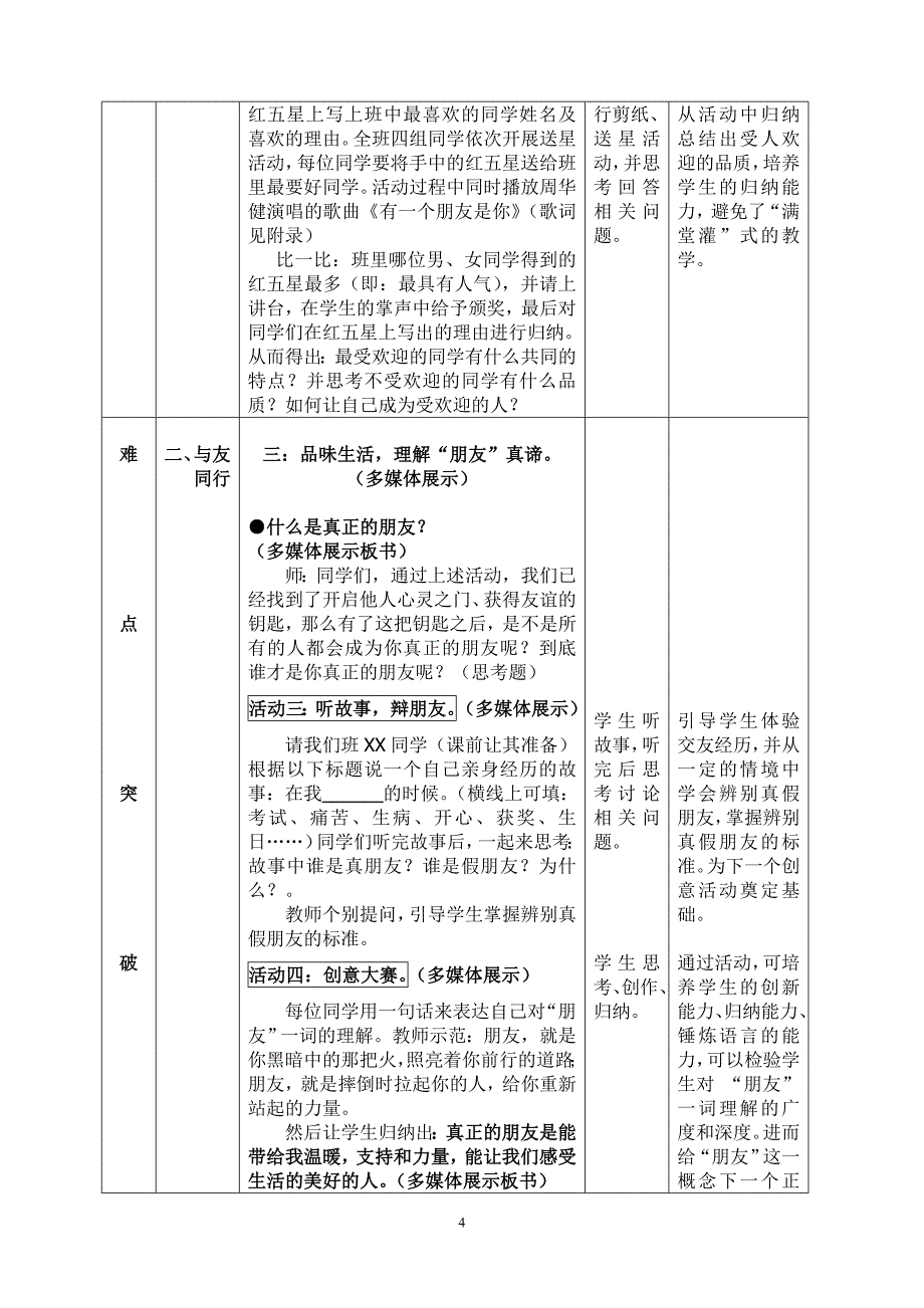 初中思想品德课堂教学设计1_第4页