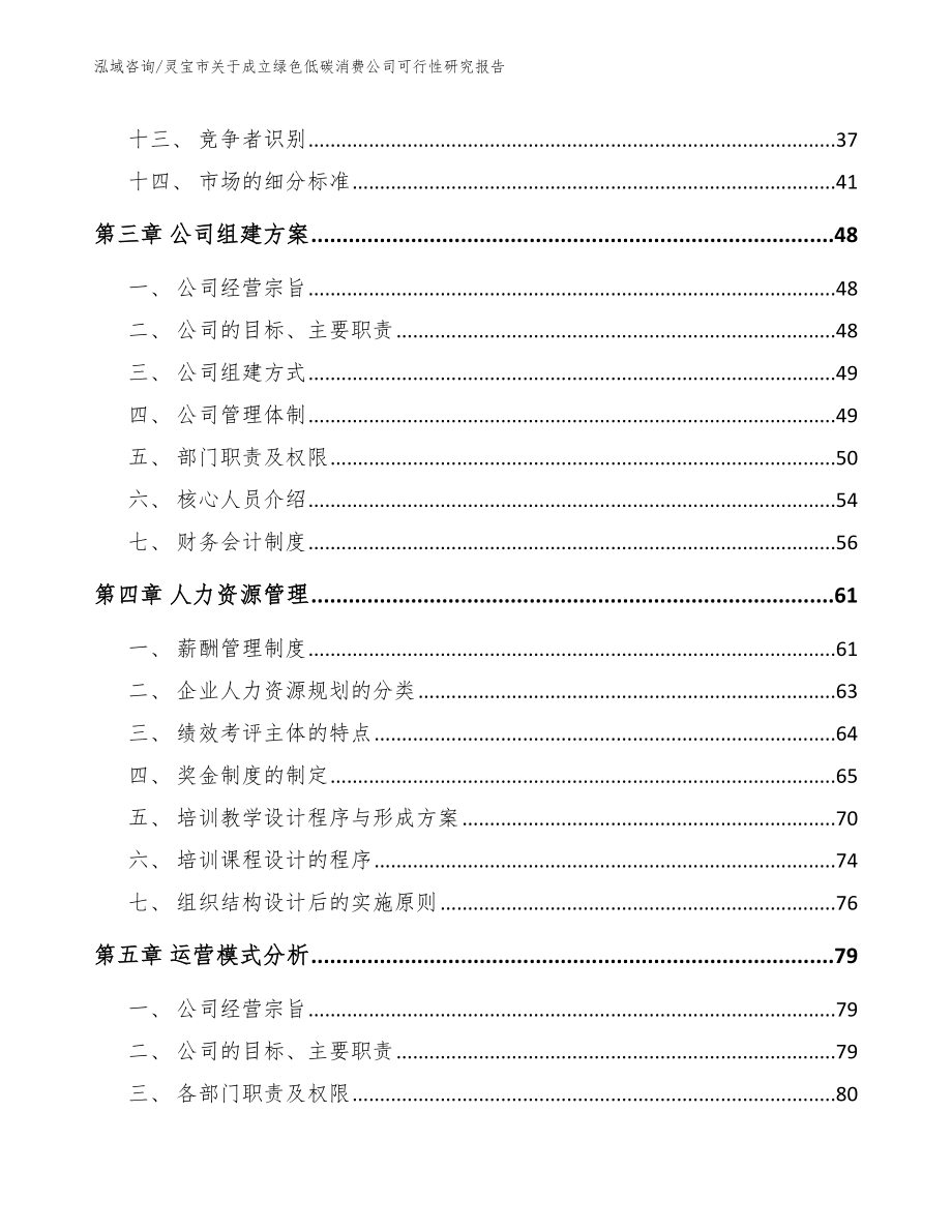 灵宝市关于成立绿色低碳消费公司可行性研究报告范文模板_第3页