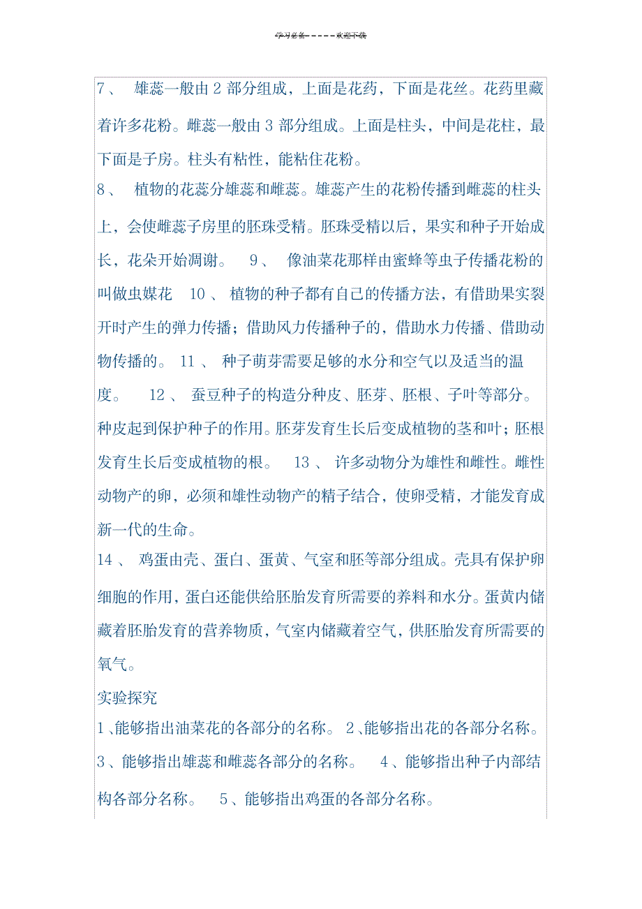 教科版四年级下册科学复习资料1_资格考试-教师资格考试_第3页