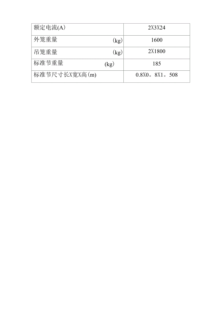 QTZ80H塔式起重机起重特性表_第4页