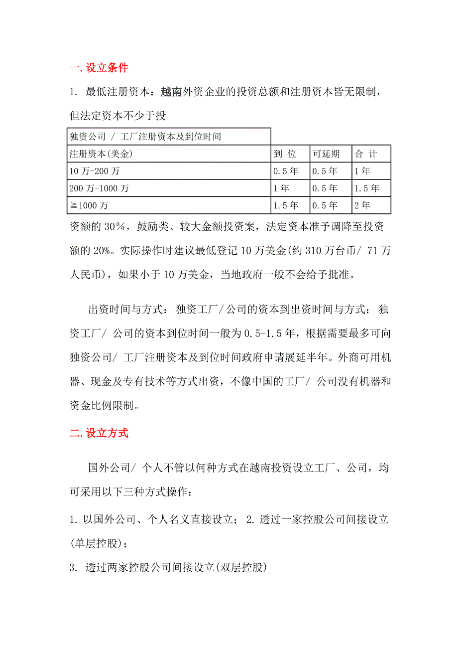 越南设立公司程序_第2页