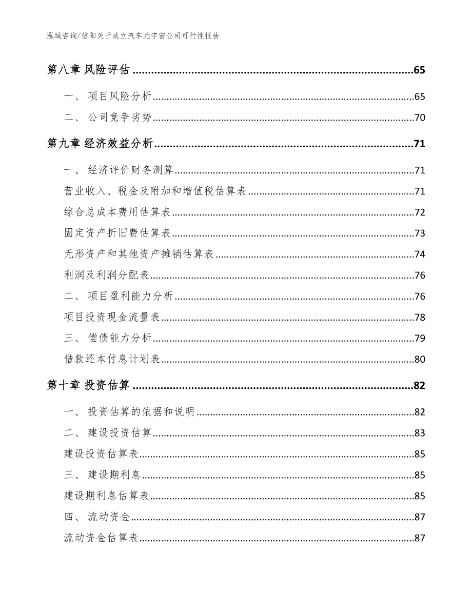 信阳关于成立汽车元宇宙公司可行性报告（参考模板）_第4页