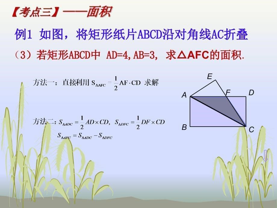 中考复习——折叠问题_第5页