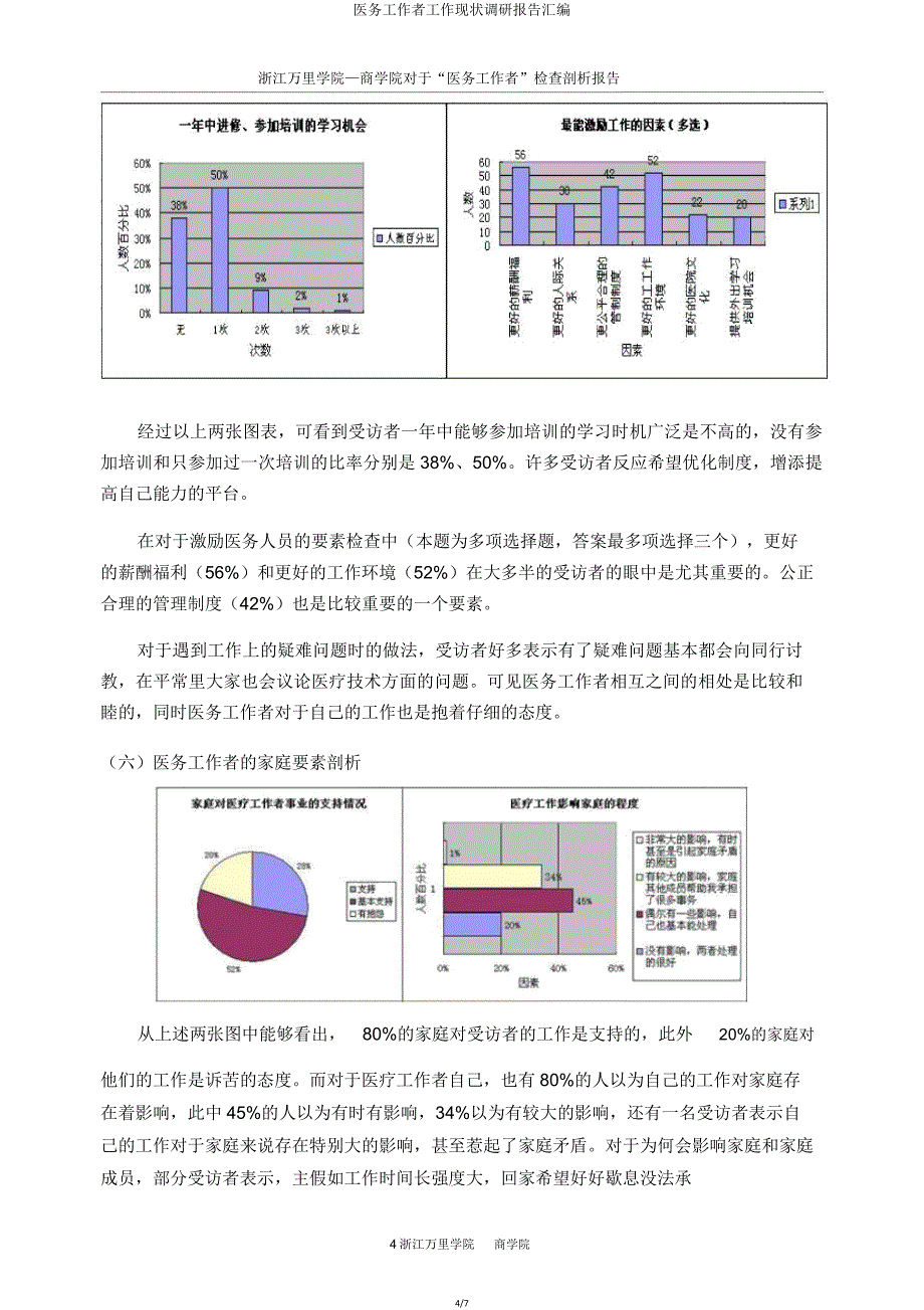 医务工作者工作现状调研报告汇编.doc_第4页