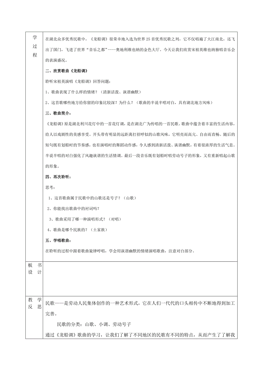 格格七年级音乐欣赏《龙船调》_第2页