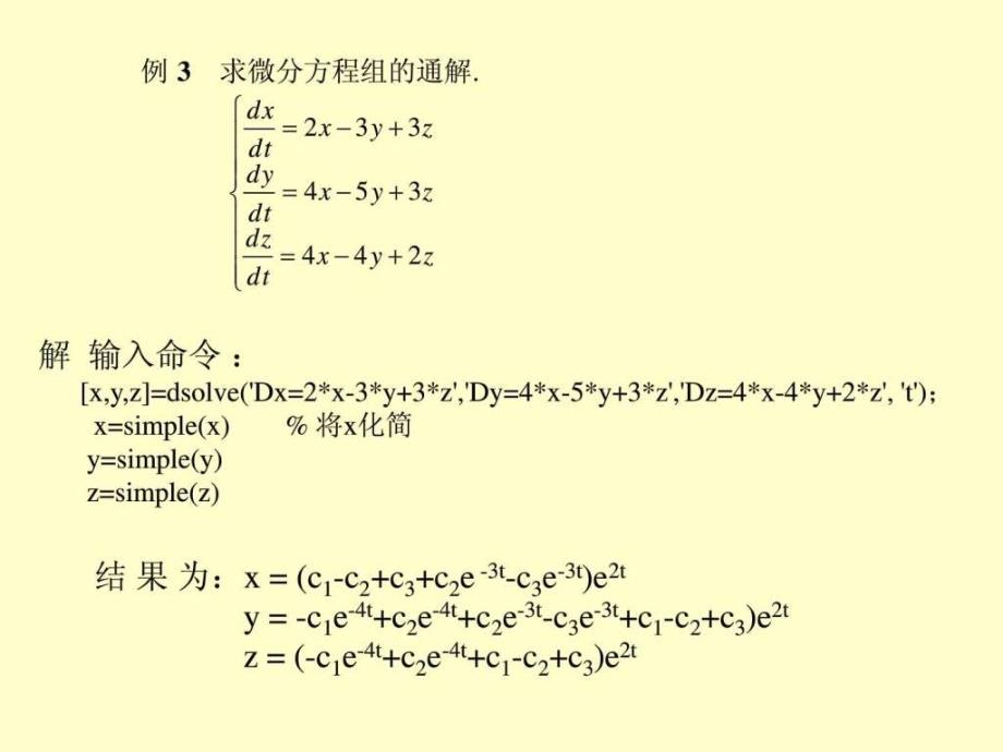 用MATLAB求解微分方程图文.ppt_第3页