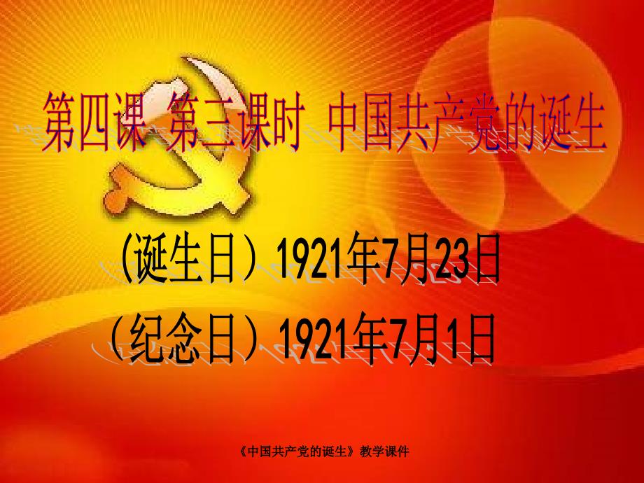 最新中国共产党的诞生教学课件_第2页