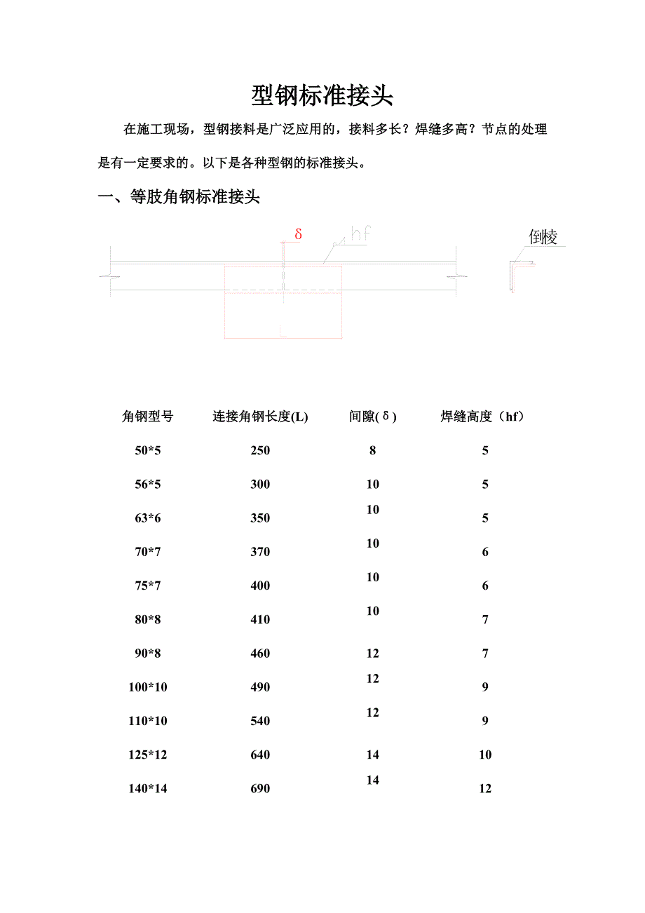 型钢标准接头汇总_第1页