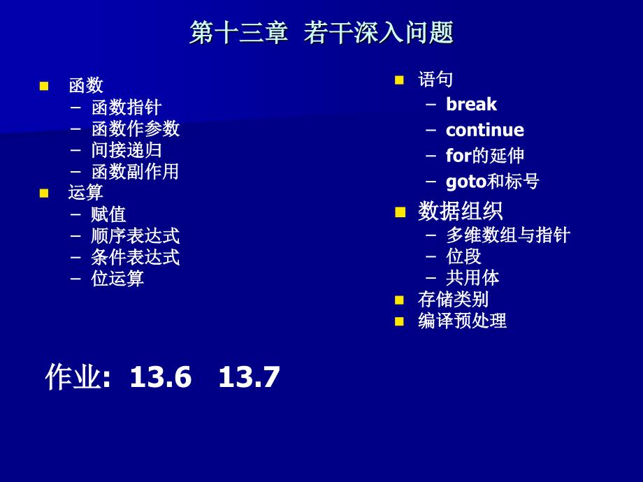 程序设计基础：ch13 若干深入问题_第1页