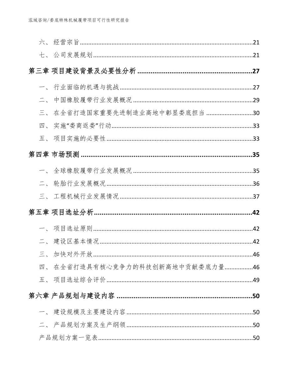 娄底特殊机械履带项目可行性研究报告_第2页