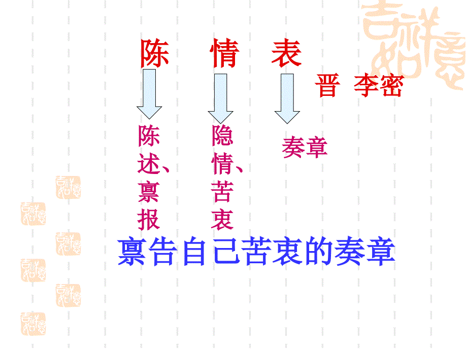 富源县第六中学谷丽芬陈情表_第1页