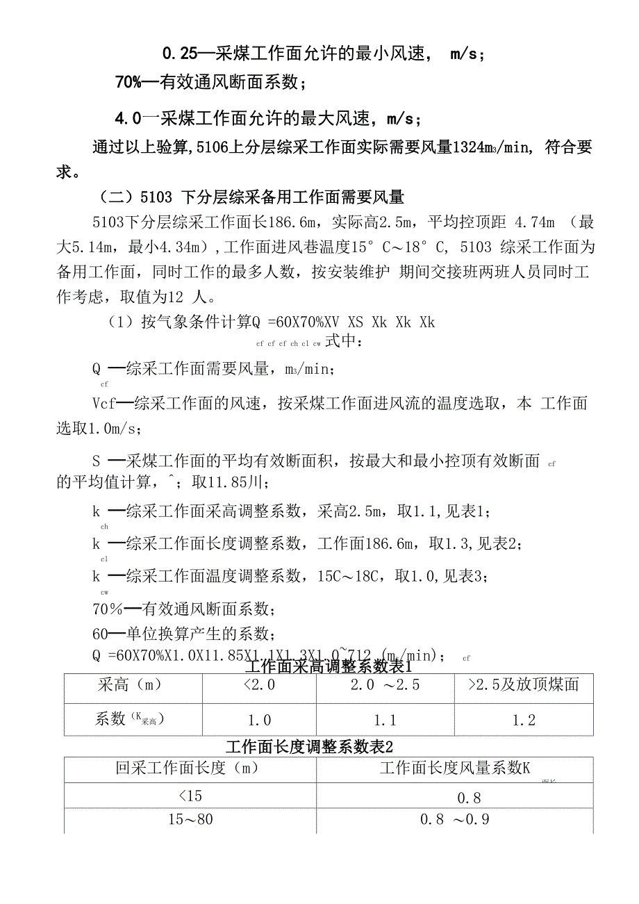 矿井需要风量按各采掘工作面_第4页