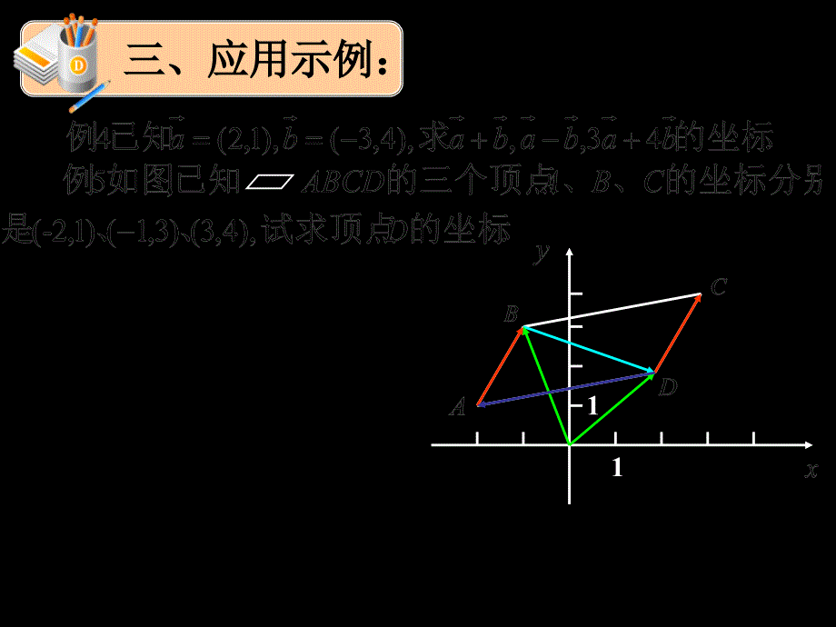 高一数学《平面向量的坐标运算》课件.ppt_第4页