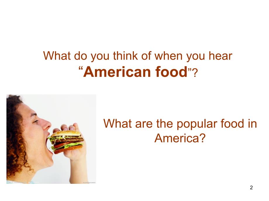 Americanfood美国食物简介课堂PPT_第2页