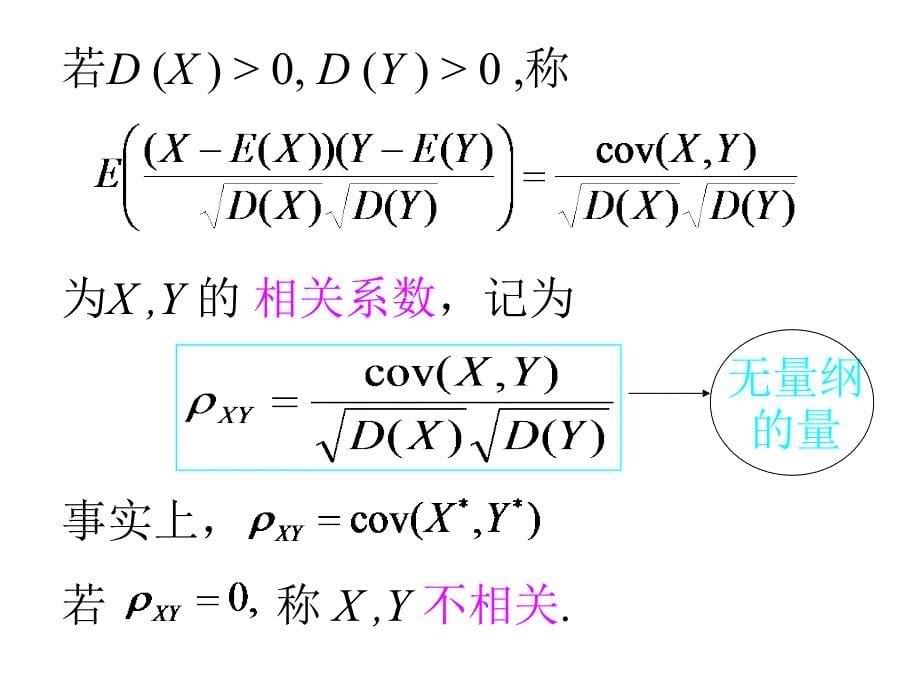 概率论与数理统计：4-3 矩、协方差和相关系数_第5页