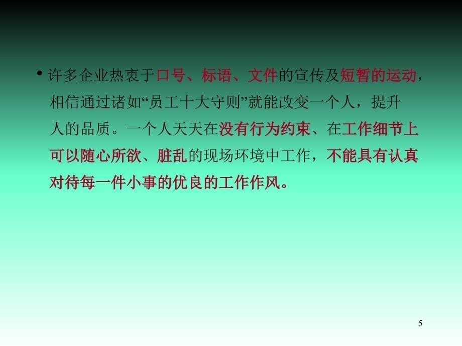 班组长现场管理（5s）整理、整顿、清扫、清洁、教养_第5页