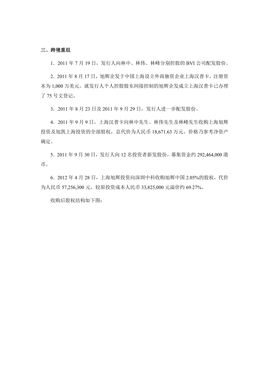 旭辉控股集团(00884-HK)-以“小红筹”方式于香港上市案例分析之四_第4页