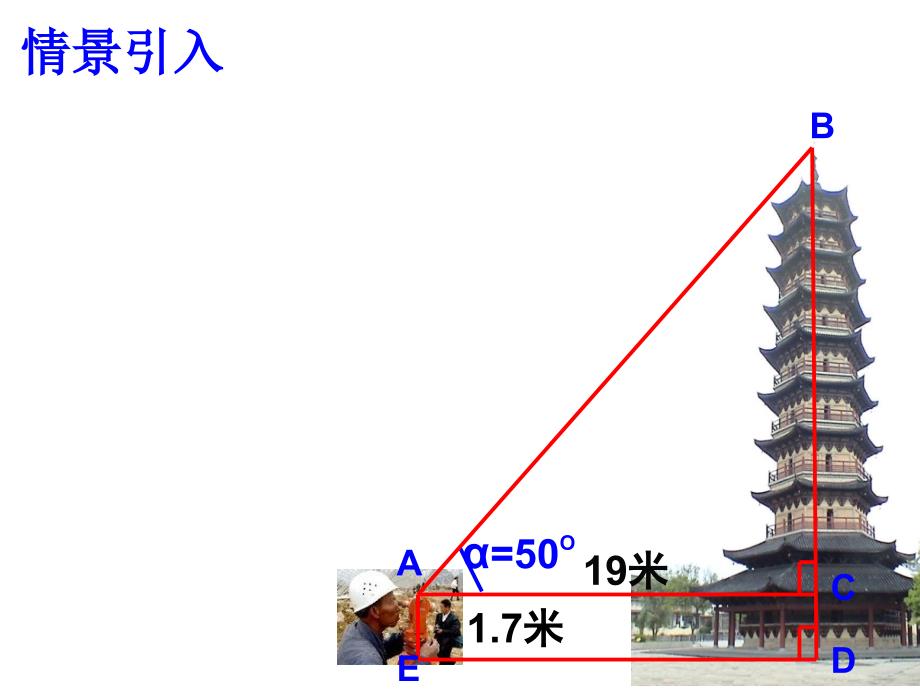 高考数学一轮复习 锐角三角函数3 ppt_第3页