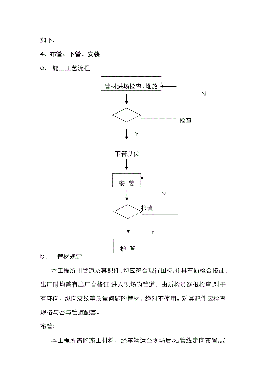 给排水(沟槽、下管、井)_第4页