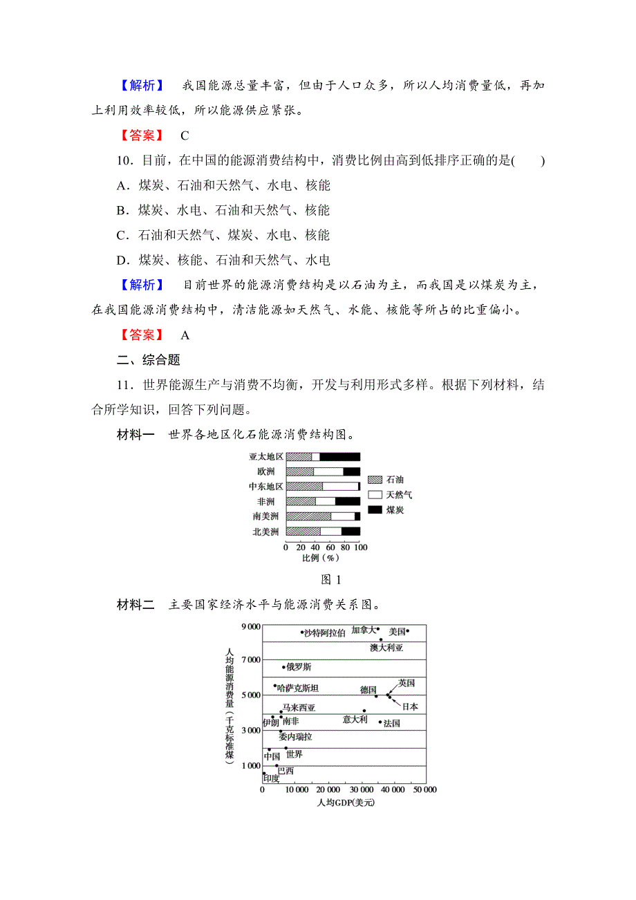 高中地理中图选修6课时作业 第2章 第1节 自然资源利用中存在的问题 Word版含解析_第4页