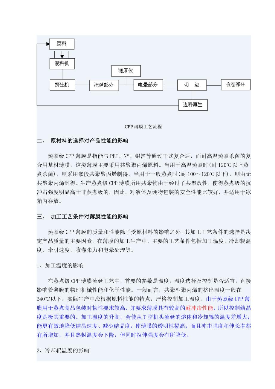 蒸煮级CPP薄膜的生产工艺.doc_第2页