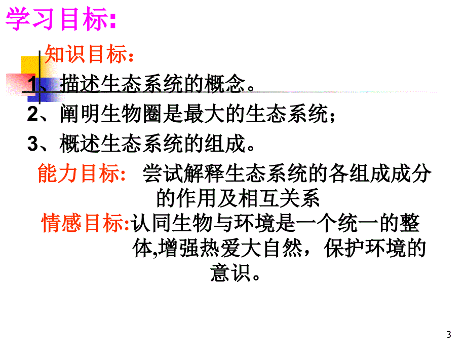 八年级生物下第六单元第一章第一节生态系统的组成课件济南版_第3页