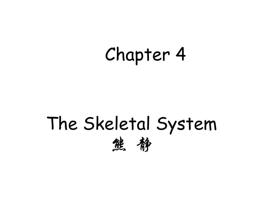 chapter4skeletalsystem_第1页