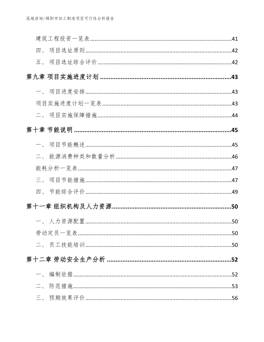 绵阳市加工制造项目可行性分析报告（范文参考）_第4页