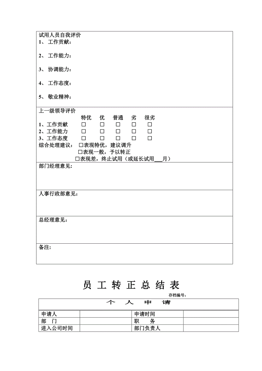 转正调职离职解雇制度流程_第2页