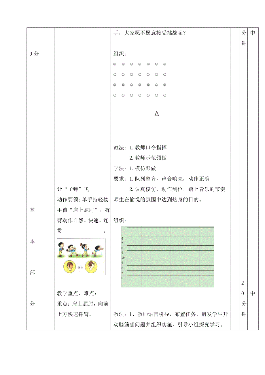 二年级体育教案-单手持轻物掷远 全国通用_第2页