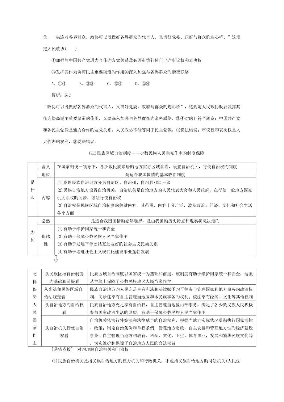 2023年归纳四大政治制度.doc_第4页