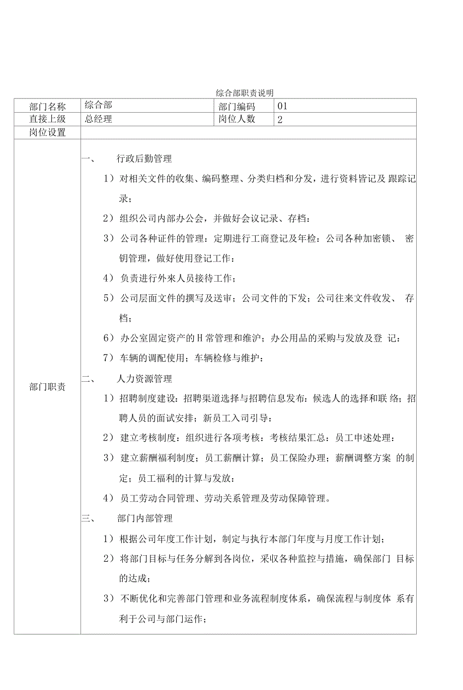 设计公司部门工作职责责任_第1页