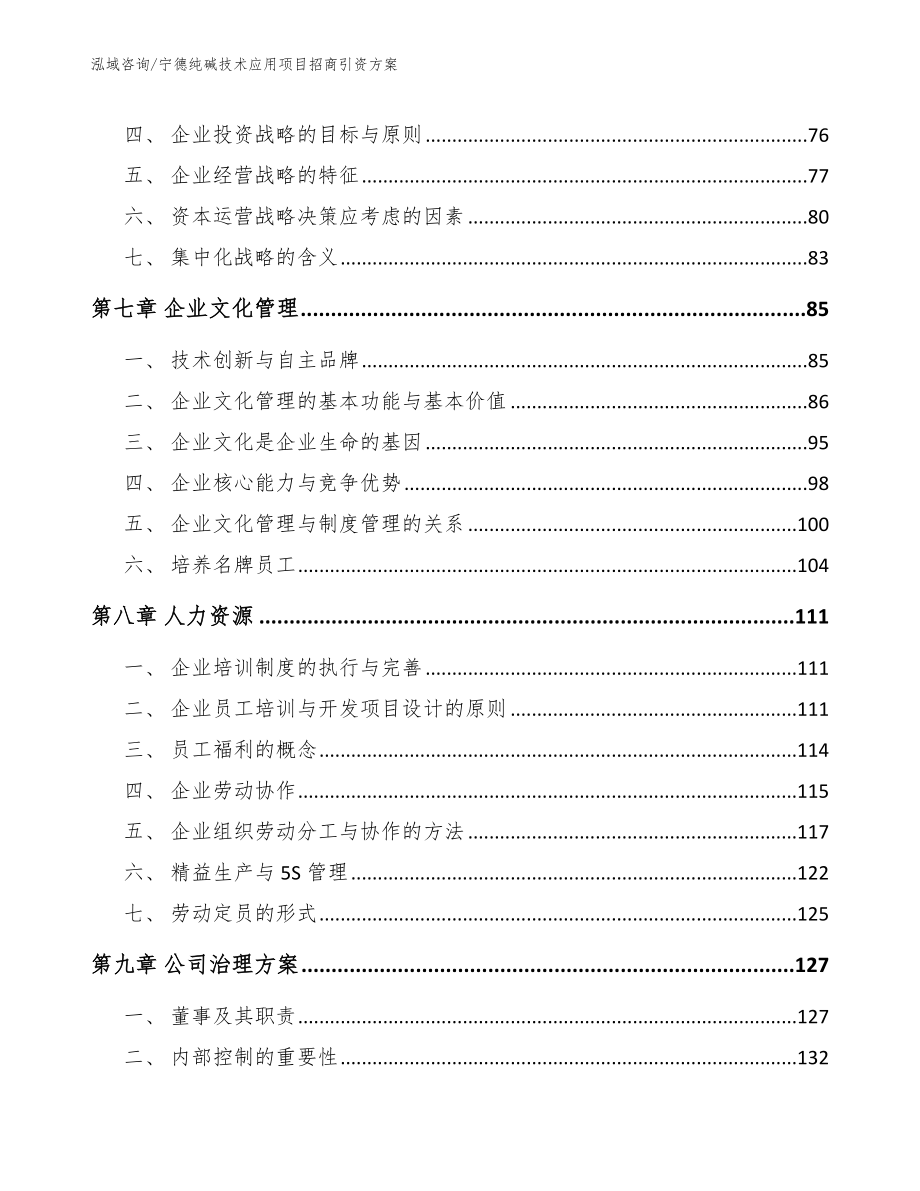 宁德纯碱技术应用项目招商引资方案_第4页