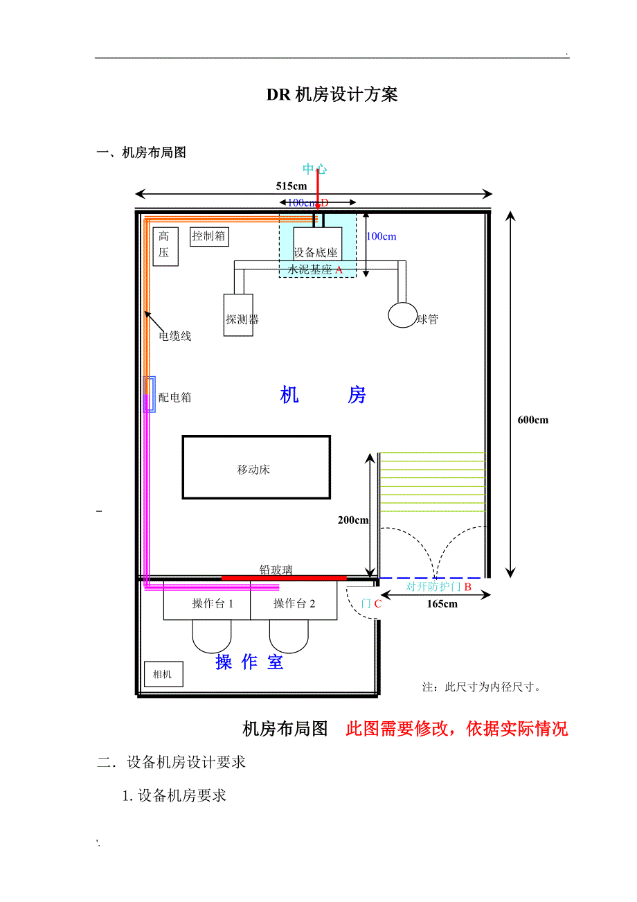 DR机房安装要求_第1页