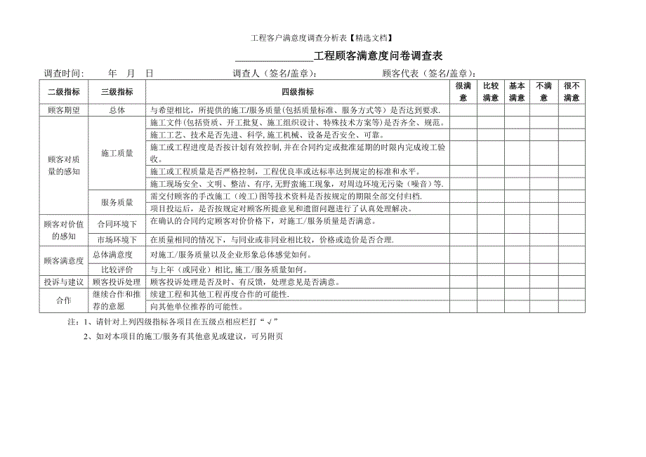 工程客户满意度调查分析表【精选文档】_第3页