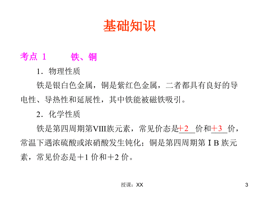 铁及其化合物课堂PPT_第3页