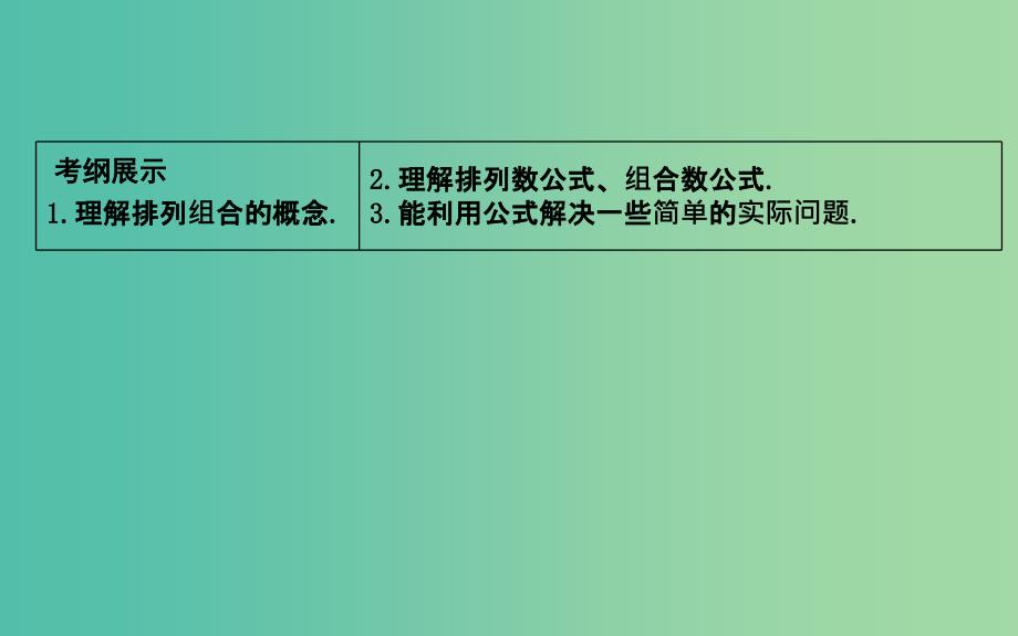 2019届高考数学一轮复习第十篇计数原理概率随机变量及其分布第2节排列与组合课件理新人教版.ppt_第2页