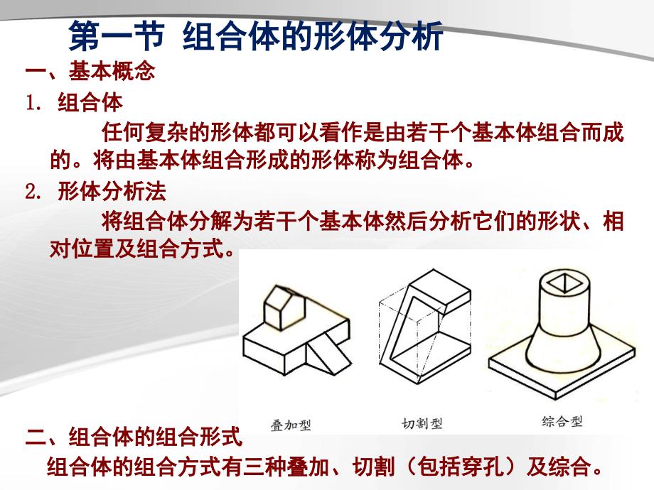 组合体的三面投影图文档资料_第2页