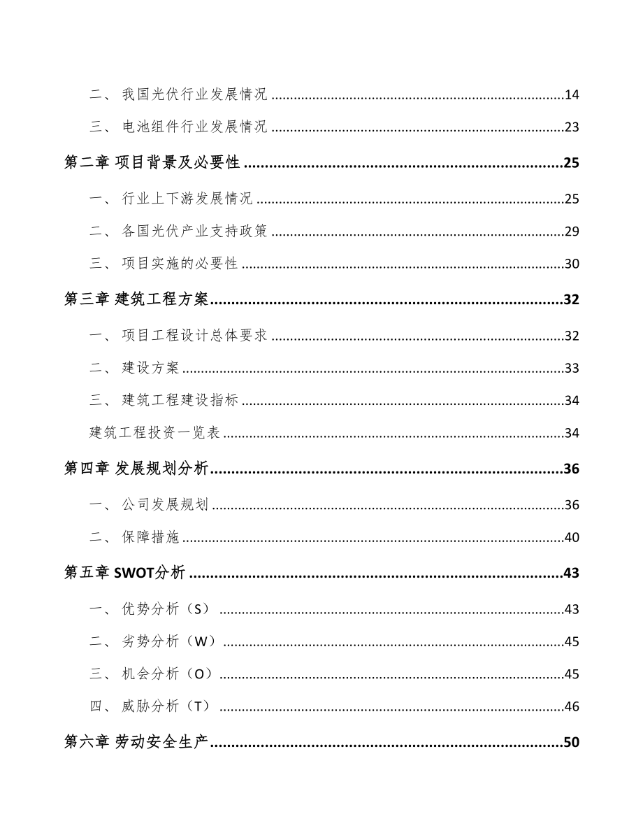 四川硅基光伏组件项目可行性研究报告(DOC 65页)_第2页