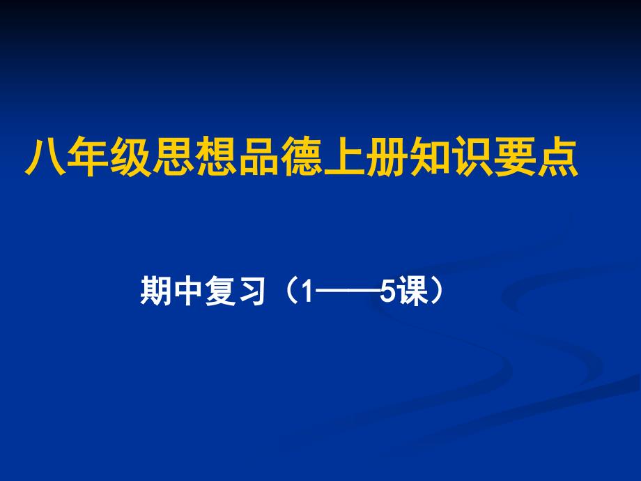 政治八年级上册知识点整理1PPT_第1页