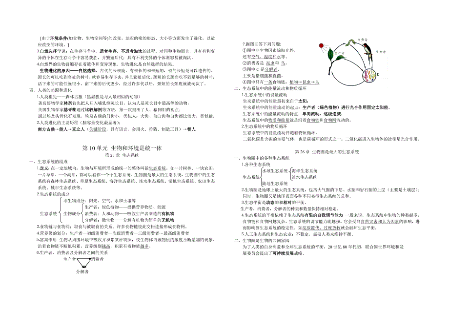 苏教版八年级生物下学期复习提纲.doc_第4页