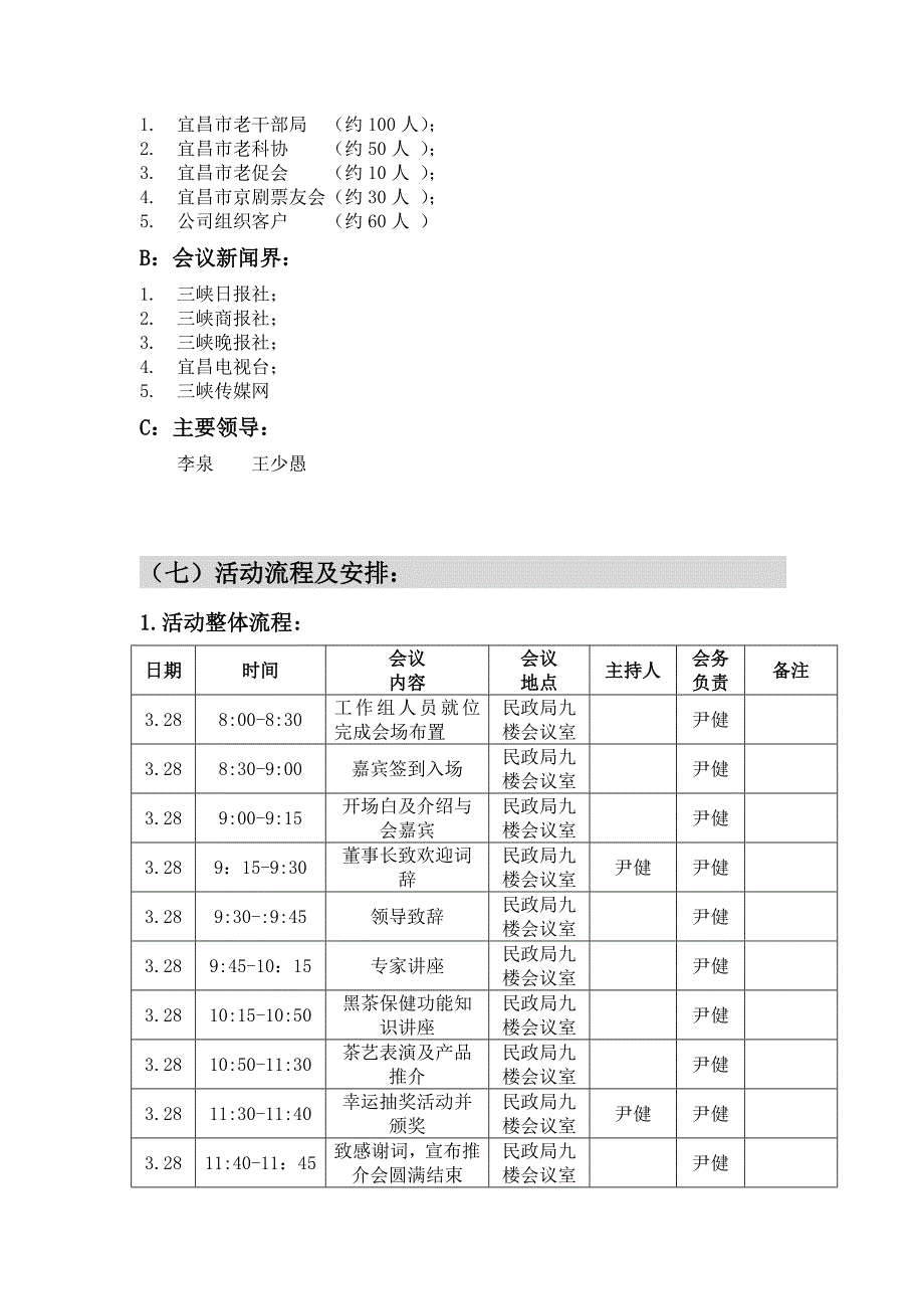 三峡黑茶年度品赏推介活动策划方案_第4页