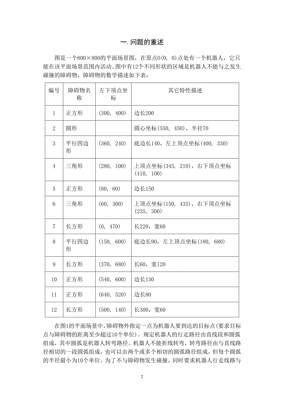 机器人避障问题国家一等奖论文-毕设论文.doc_第2页